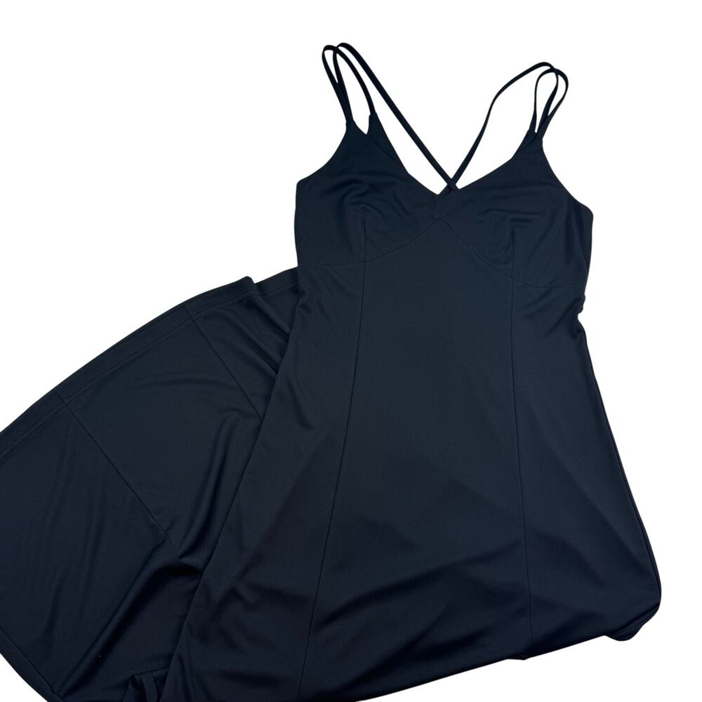Club Monaco Classy Dressy Sexy Strappy Maxi Little Black Dress Women's Medium
